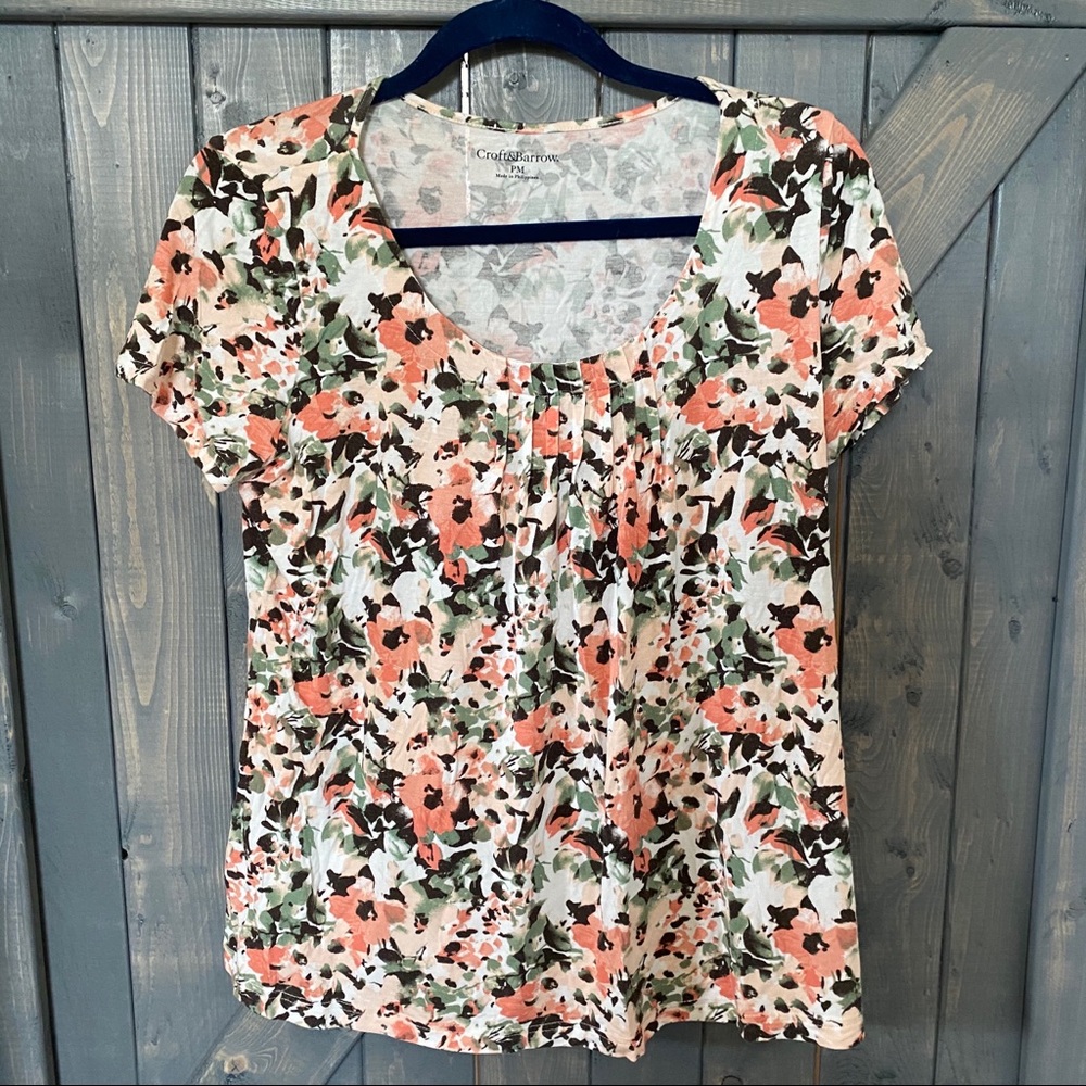 Croft & Barrow Floral Blouse